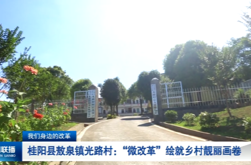 我们身边的改革·桂阳县敖泉镇光路村：“微改革”绘就乡村靓丽画卷