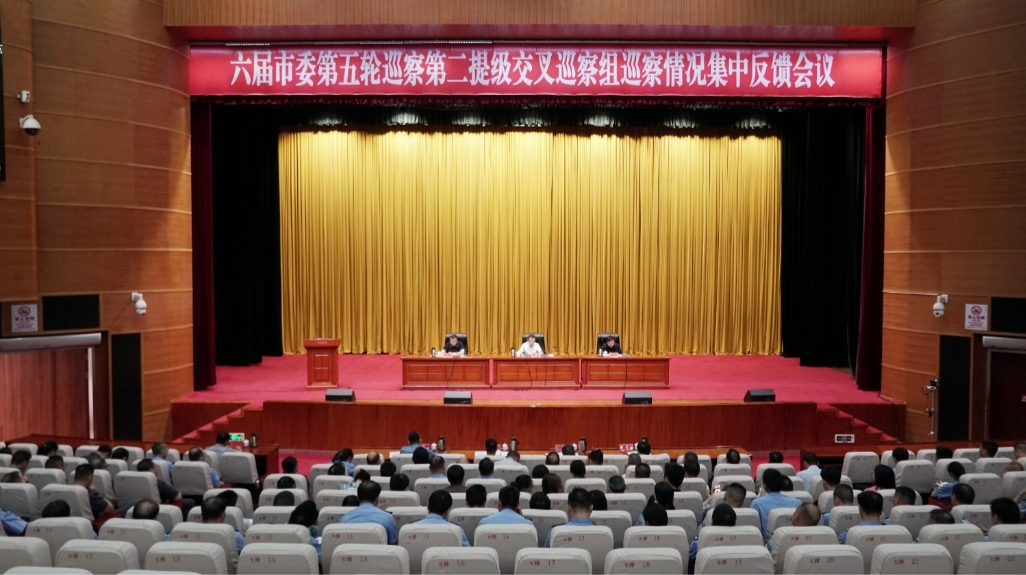 市委第二提级交叉巡察组向桂阳县委政法委、桂阳县人民法院党组、桂阳县人民检察院党组、桂阳县公安局党委反馈巡察情况