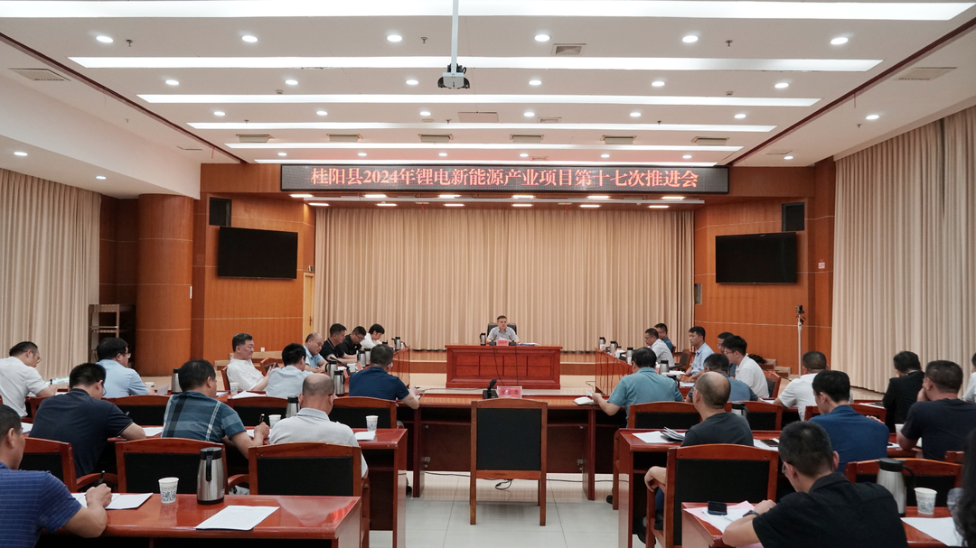 我县召开2024年锂电新能源产业项目第十七次推进会