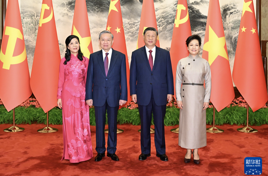 习近平同越共中央总书记、国家主席苏林会谈