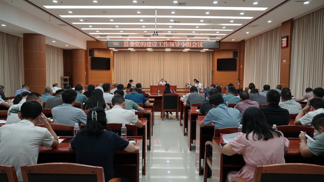 巫初华主持召开县委党建工作领导小组会议