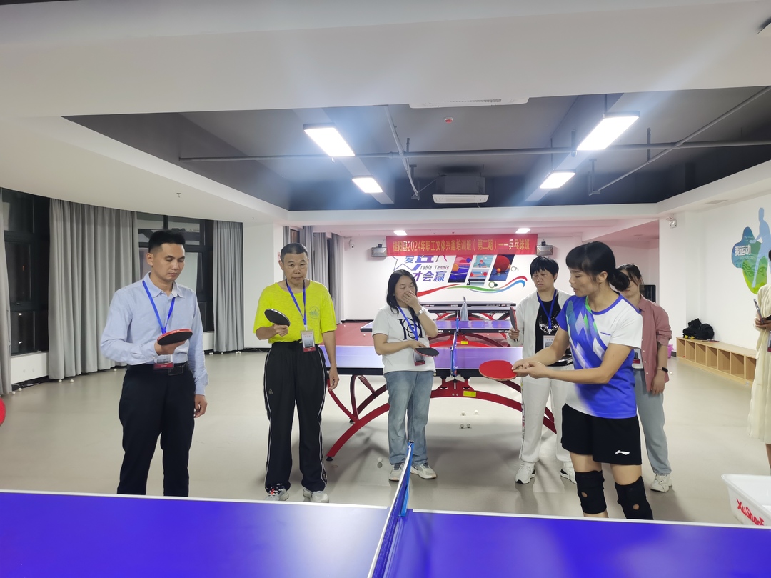 我县2024年职工文体兴趣（第二期）培训班火热进行中