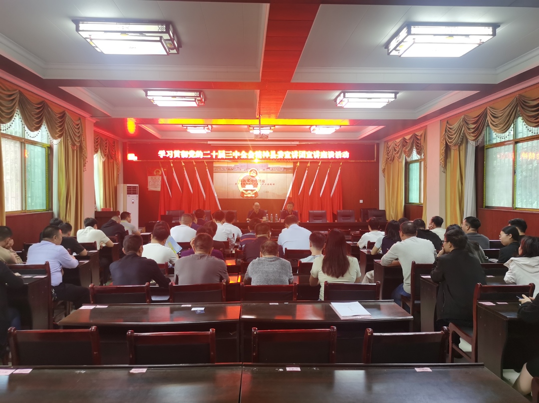 学习贯彻党的二十届三中全会精神｜县委宣讲团到洋市镇宣讲