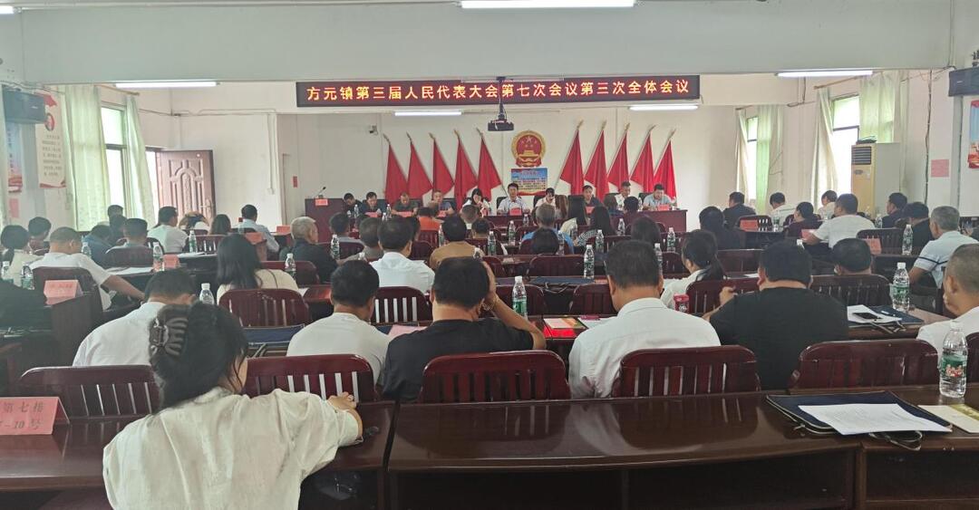 聚焦民生福祉，共绘美好蓝图——方元镇第三届人民代表大会第七次会议召开