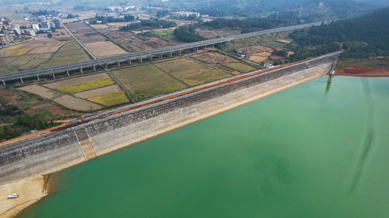 践初心 办实事 | 方元水库除险加固工程抢抓施工黄金期“加速跑”