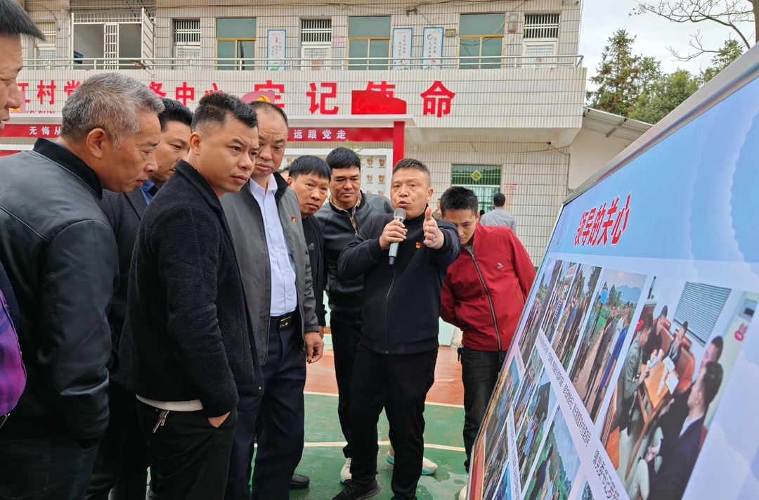 我县组织村（社区）党组织书记开展现场观摩活动
