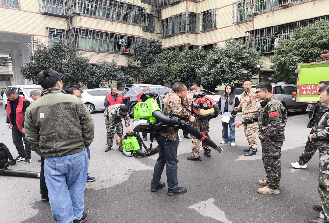 荷叶镇开展消防应急演练