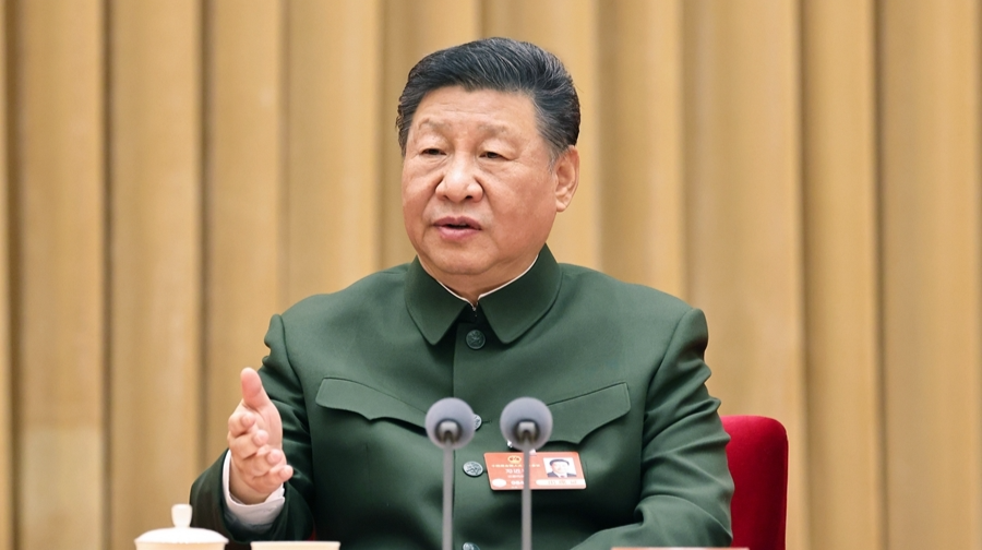 两会特稿丨落实高质量发展要求 如期完成既定目标任务——习近平主席在解放军和武警部队代表团全体会议上发表重要讲话激励全军斗志昂扬、奋勇前进