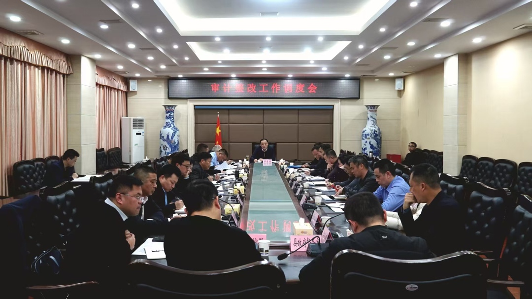 我县召开审计整改工作调度会