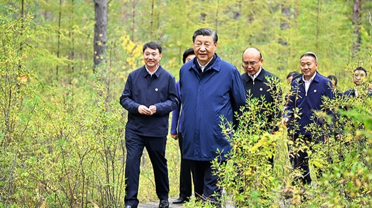 跟着总书记足迹“瞰”林海
