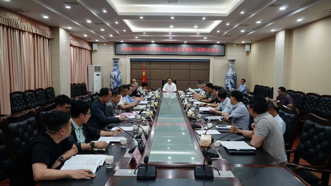 2025年县国有建设用地出让会审领导小组第2次会议召开