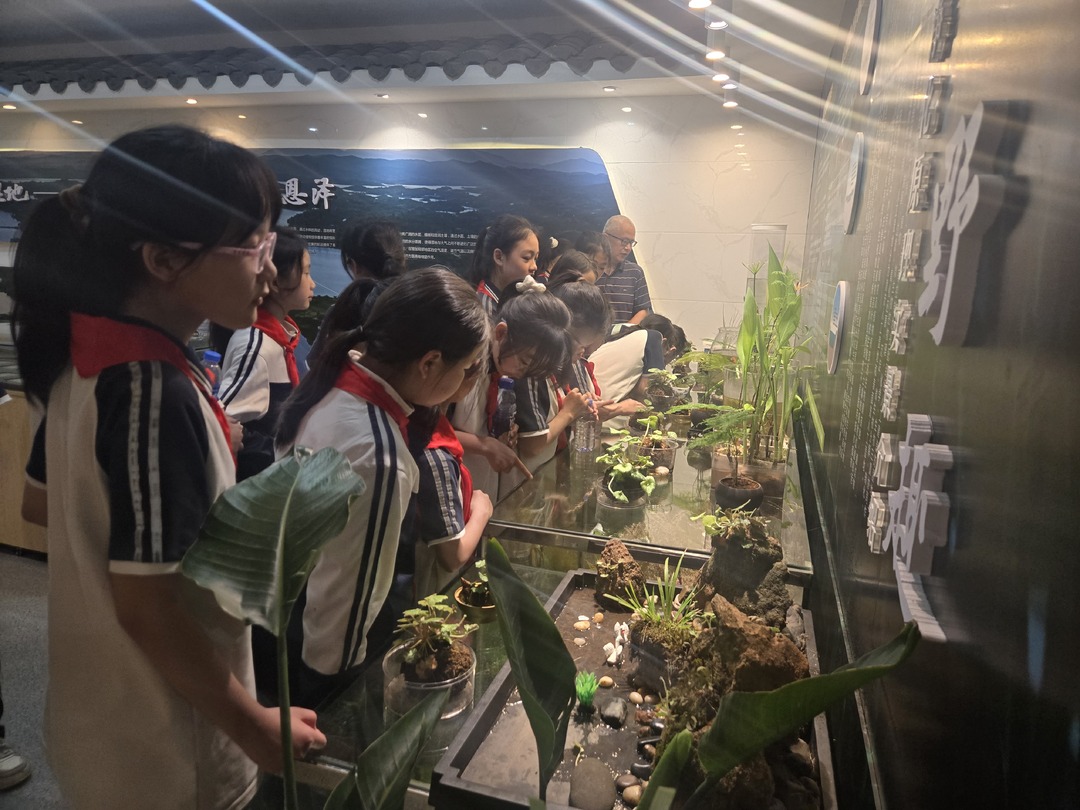 世界地球日：学生走入湿地公园宣教中心了解“地球之肾”