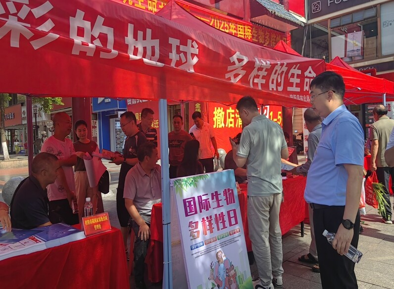 桂陽南方紅豆杉柔毛油杉省級自然保護(hù)區(qū)管理站開展  “5.22國際生物多樣性日”主題宣傳活動