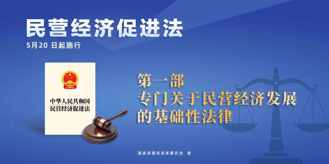 《民营经济促进法》宣传海报（一）