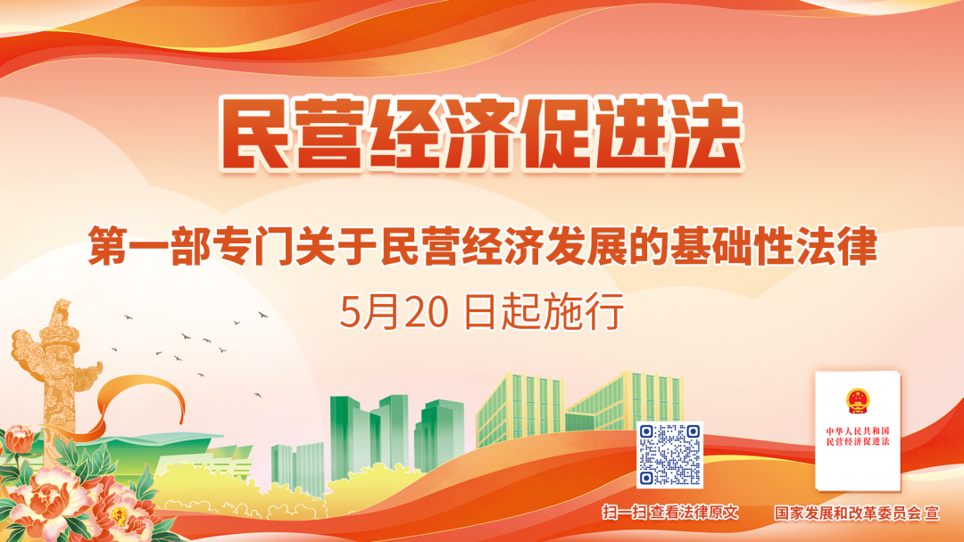 《民营经济促进法》宣传海报（二）