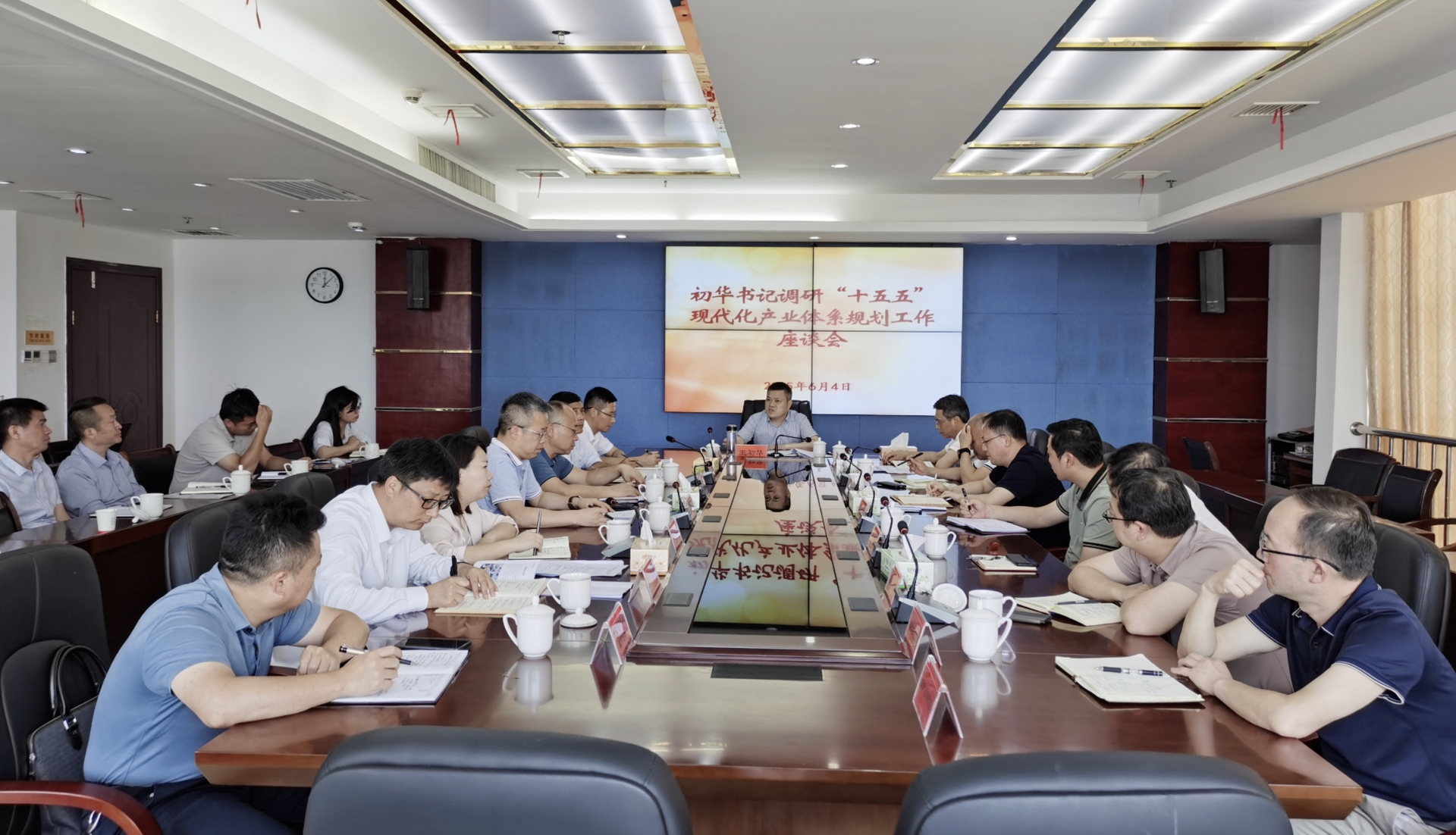 巫初华调研“十五五”现代化产业体系规划工作