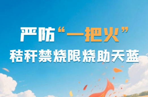 短視頻 | 嚴(yán)防“一把火” 秸稈禁燒限燒助天藍(lán)