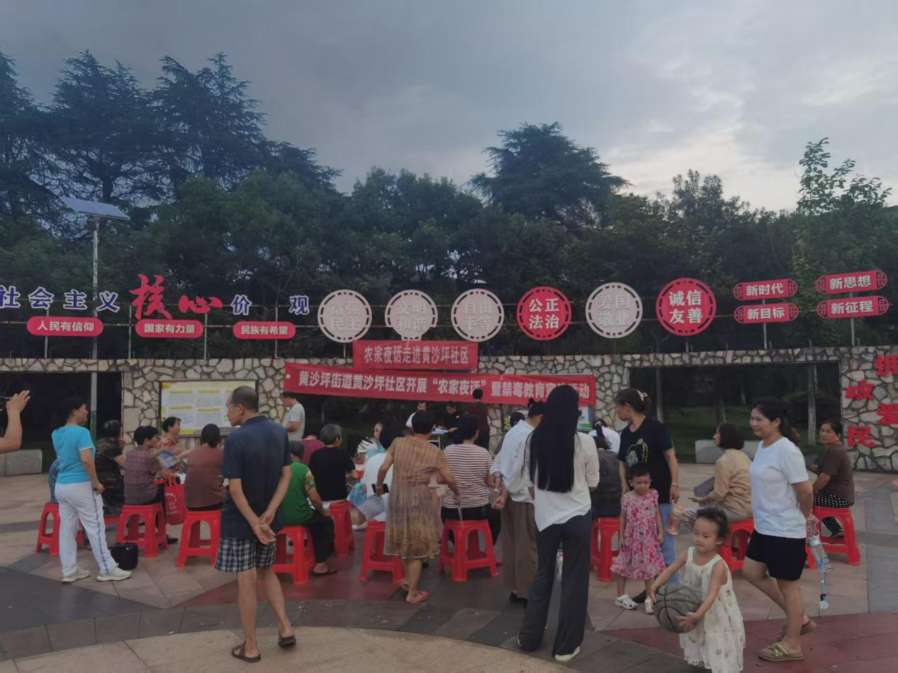 黄沙坪街道：“农家夜话”进社区 青春担当暖民心
