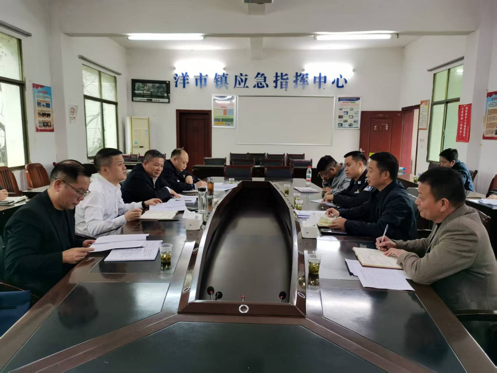 巫初华督导信访维稳、反诈打跨暨矛盾纠纷排查处置工作