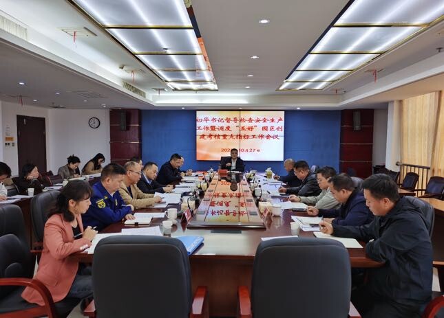 巫初华督导检查安全生产工作暨调度“五好”园区创建考核重点指标工作