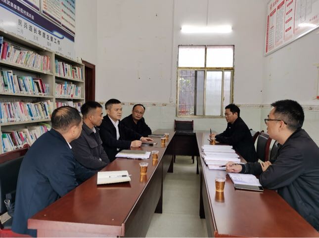 巫初华到乡镇调研督导当前重点工作