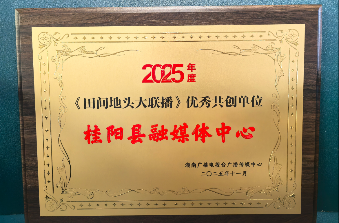 桂阳融媒连获三项殊荣 智慧融媒建设结硕果