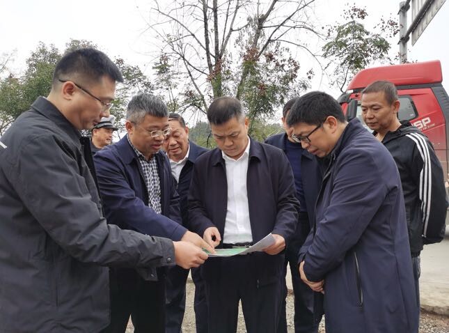 巫初华调研道路交通安全、项目建设工作