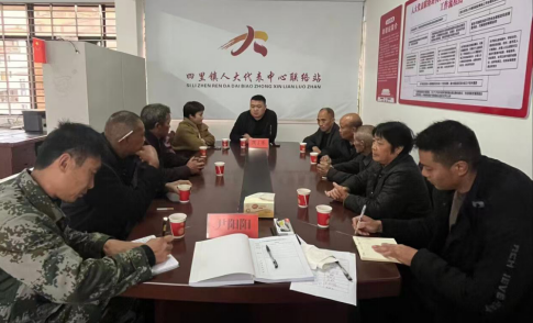 听民意于基层 解民忧于实处​ —— 四里镇人大开展代表进站履职活动暨建议交办座谈会