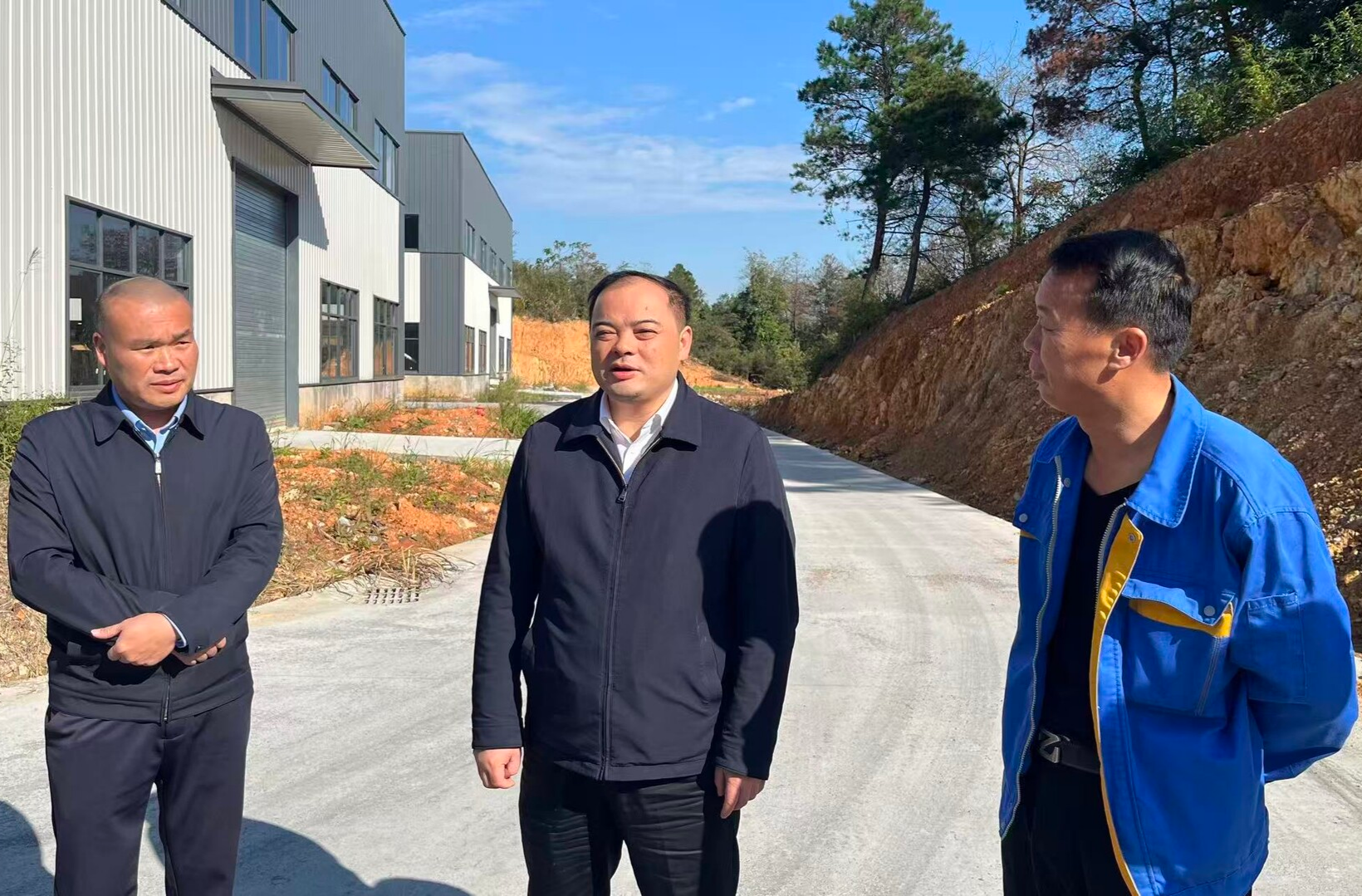 李志强到桂阳高新区现场办公