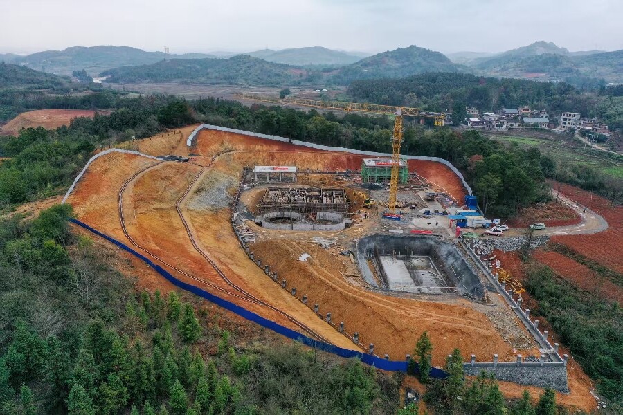 开局八好·乘势而上 | 拱极污水处理项目加速冲刺，争取6月完工！