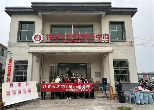 四里镇: 梅家村庆“三八”妇女节广场舞活动