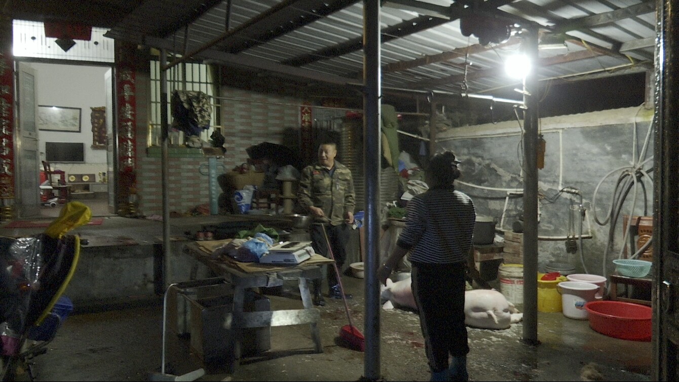 我县查获两处生猪私屠滥宰窝点