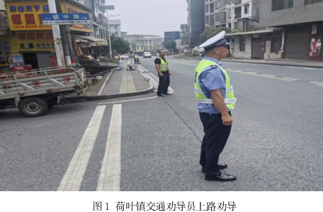 荷叶镇：深耕交通宣传 护航平安出行