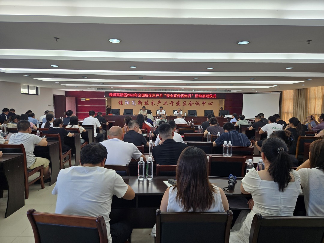 安全生产在线丨桂阳高新区开展2026年全国安全生产月“安全宣传咨询日”活动
