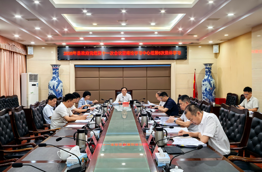 县政府党组召开2026年第十一次会议暨理论学习中心组第6次集体学习