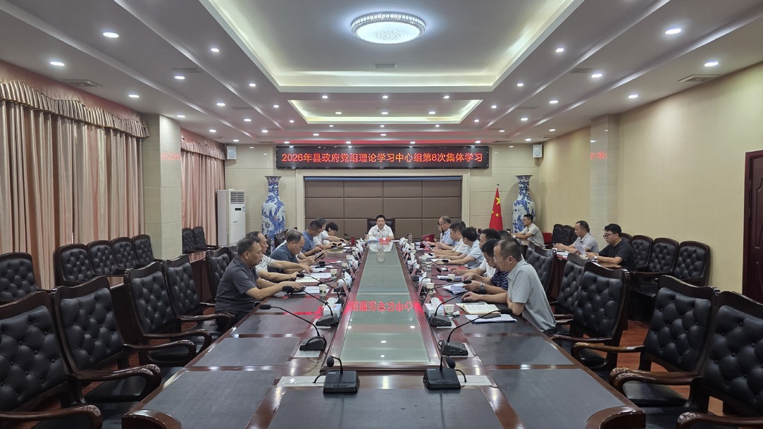 县政府党组召开2026年第十三次会议暨理论学习中心组第8次集体学习