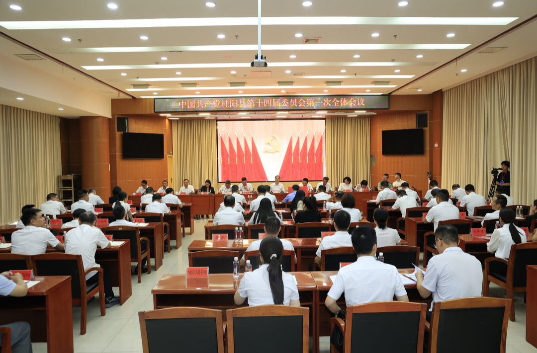党代会特别报道|中国共产党桂阳县第十四届委员会第一次全体会议召开