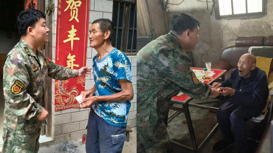 欧阳海镇：英雄故里拥军暖  八一慰问情意浓
