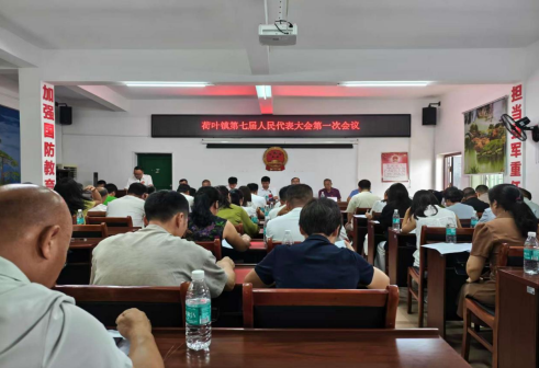 荷叶镇第七届人民代表大会第一次会议召开