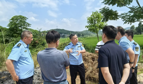 省第四生态环境保护督察组副组长王盛才  赴宜章调研秸秆禁限烧管控工作