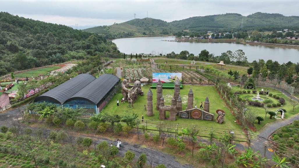 持续深化“六大新行动” 全力实施“开局八好”｜望湖山庄：花海焕新迎客来 近郊游成新宠