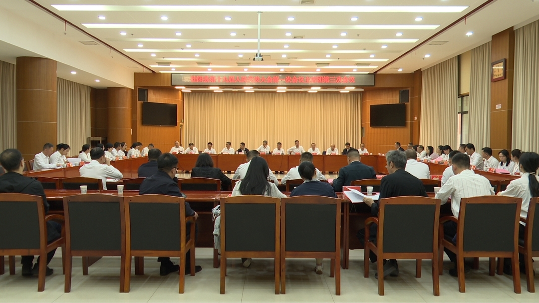 聚焦两会｜县十九届人大一次会议主席团第三次会议召开